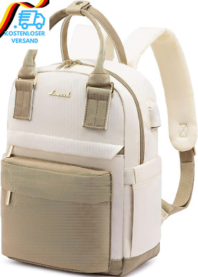 LOVEVOOK Rucksack Damen Klein, Wasserdicht Cityrucksack Handtasche 2 in 1 Mit US