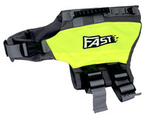 Dog Life Swim Vest Jacket Enhanced Buoyancy Medium M w Handle Double Happy