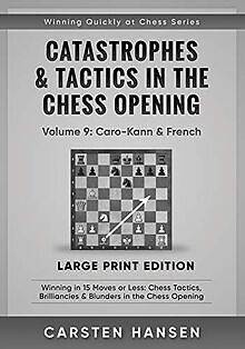 Catastrophes  Tactics in the Chess Opening - Volume 9: ... | Buch | Zustand gut