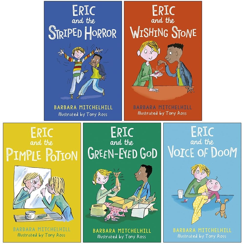 Barbara Mitchelhill Collection 5 Books Set Eric and Striped Horror,Wishing Stone - Image 2