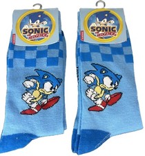 New Sonic The Hedgehog Socks, W 5-10, M 8-12