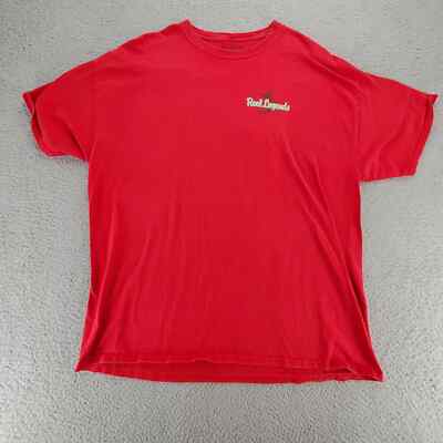 Reel Legends Shirt Mens XXL Red Fishing Happy Hour Outdoors Performance Relax