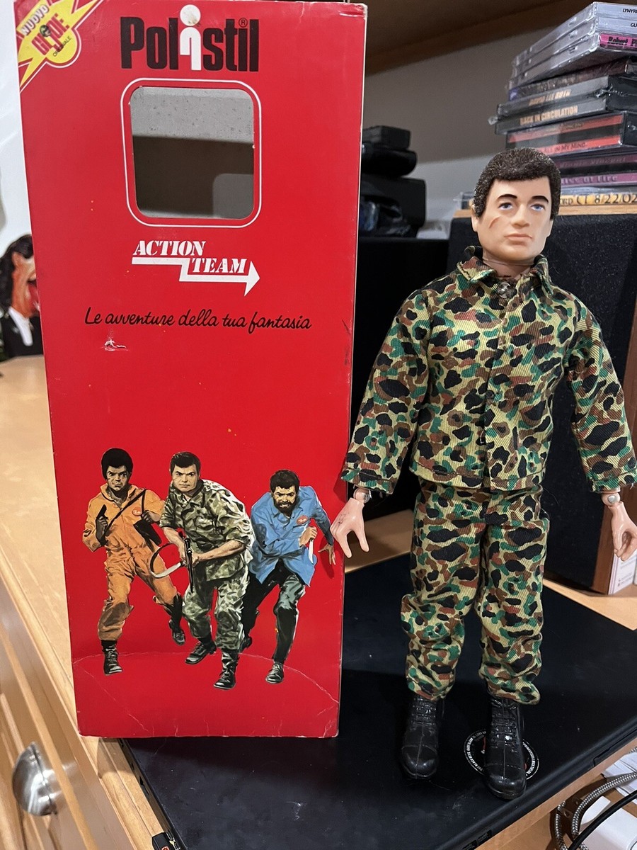 POLISTIL Action Team ITALIAN GI JOE Figure 1975 Hasbro POLISTIL Action Team ITALIAN GI JOE Figure 1975 Hasbro
