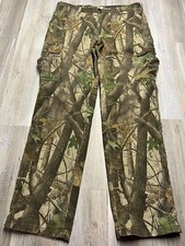Mens Realtree Hunting Pants Vintage Camo Cargo Whitewater Outdoors Size Large