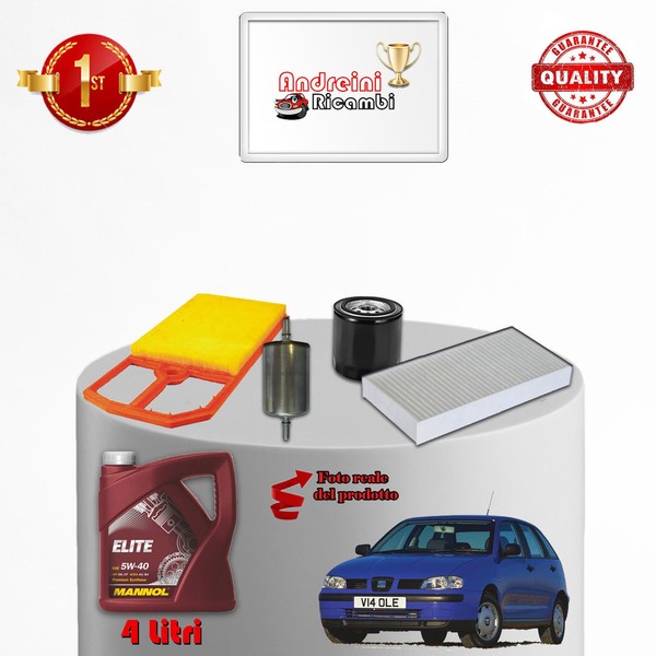 Kit Wartung Filter Und ÖL Seat Ibiza III 1.4 16V 74KW 100CV 2000-image