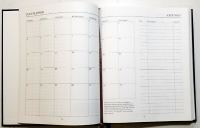 Weekly Planner & Notebook Medium (A5) 2026, Hardcover, Navy