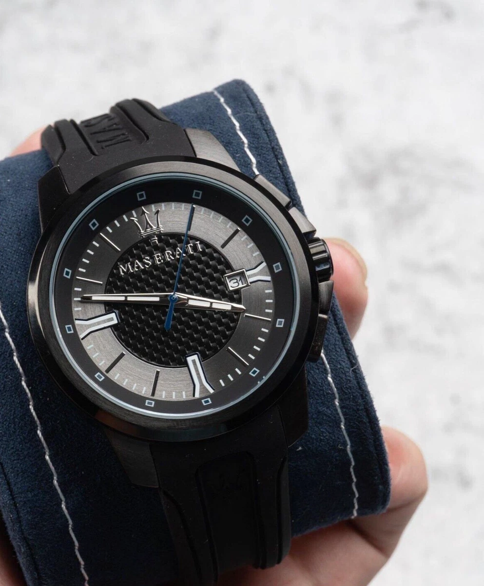 Brullen het is mooi Zakenman NEW MASERATI Sfida R8851123004 Black Rubber Strap 44mm Men's Wrist Watch | eBay Brullen het is mooi Zakenman NEW MASERATI Sfida R8851123004 Black Rubber Strap 44mm Men's Wrist Watch | eBay