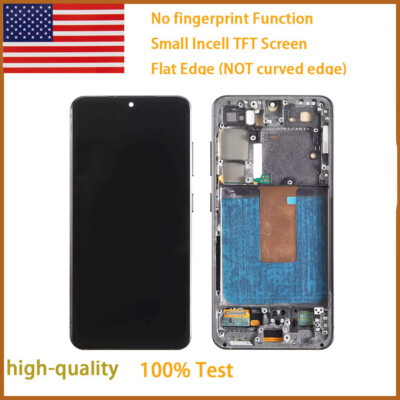 For Samsung Galaxy S23 5G SM-S911U TFT LCD Display Touch Screen Digitizer Frame