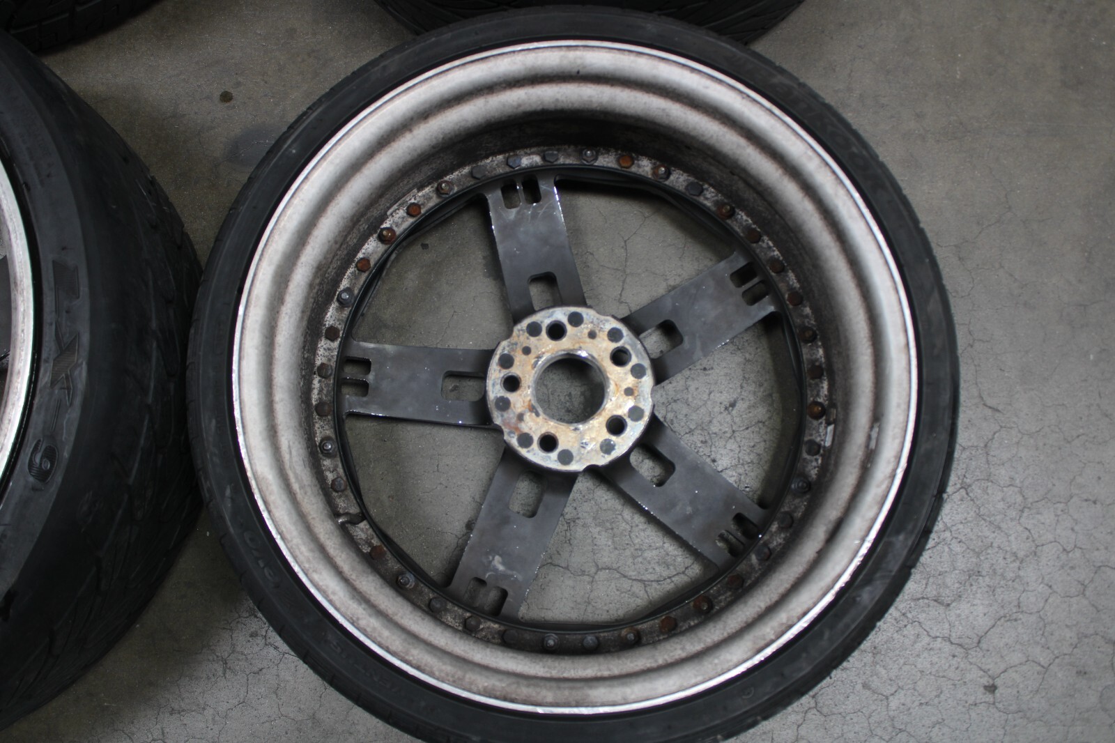 Ferrari F430, Aftermarket Wheel Set, Front 20" Rear 22," Curb Rash, Used