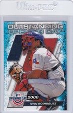 2021 TOPPS OPENING DAY OUTSTANDING IVAN RODRIGUEZ TEXAS RANGERS INSERTS - B6590