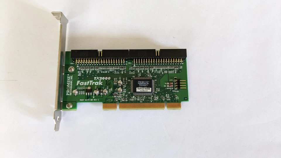 Excellent Promise Technology FastTrak TX2000 PCI IDE Raid Controller Card - Image 2 of 2