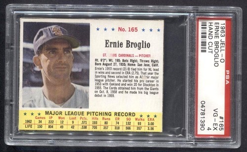 1963 Ernie Broglio #165
