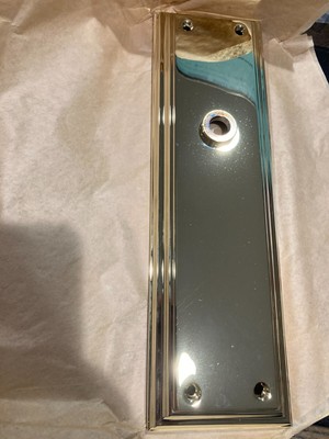 Baldwin Tremont Interior Back Plate Polish Brass Escutcheon Plate 6796-003-KN