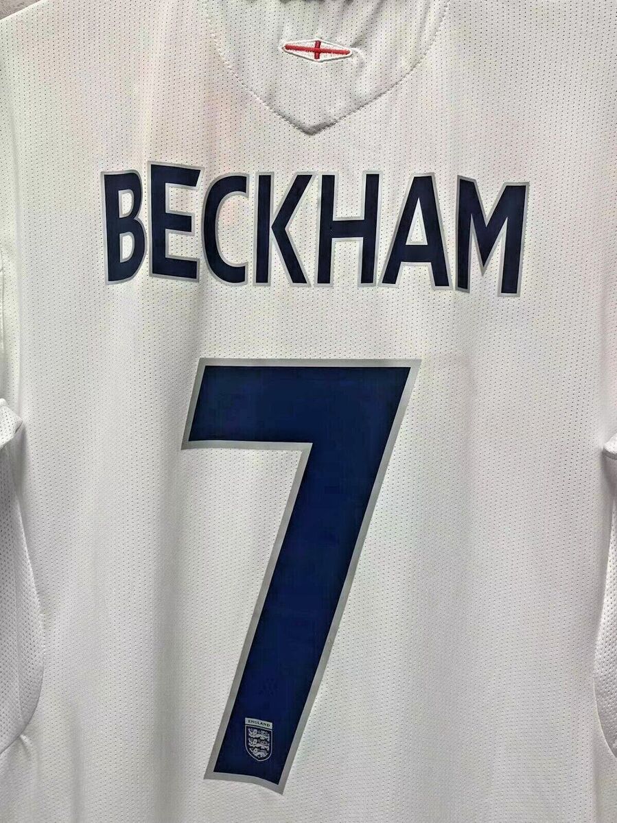 Beckham #7 England 2006 Home Premium Retro Jersey Short Beckham #7 England 2006 Home Premium Retro Jersey Short