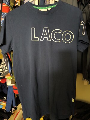 Lacoste designer big print regular basic tee shirt small slim bangladesh