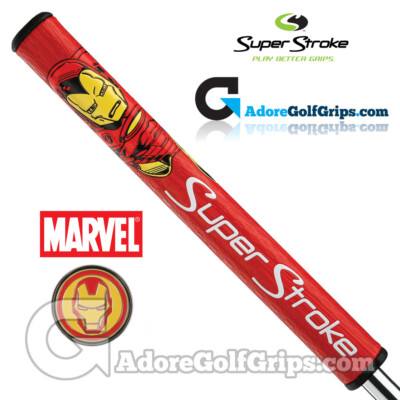SuperStroke ZENERGY Tour 2.0 Marvel Hero Puttergriff - Iron Man / LTD EDITION