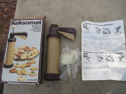 Keksomat Kekspresse für Kekse & mehr..Kunststoff & Metall..Guter Zustand.,Anleitung - Bild 1 von 3