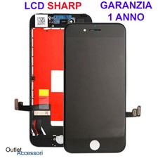 Display Schermo ORIGINALE SHARP Per Apple Iphone 7 PLUS Nero LCD Touch Vetro oem