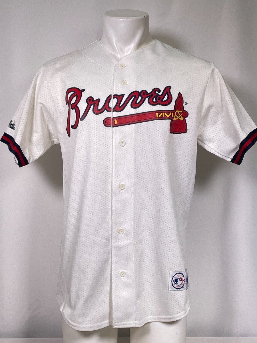 Andruw Jones #25 Atlanta Braves MLB Majestic 90s Home White
