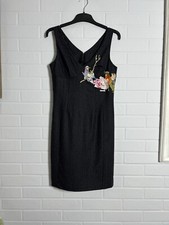 John Galliano Women's Vintage Dress Wool Blend Size 28/42 Authentic
