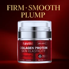 Aavini Collagen Moisture Cream 50g – 24H Hydration, Anti-Aging & Skin Firming So