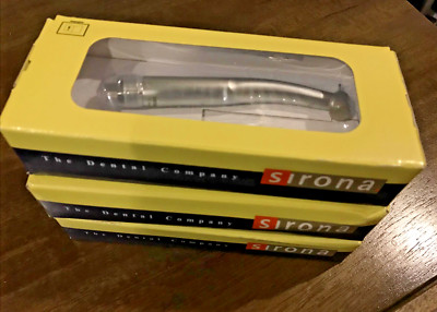 3x Sirona T3 Racer Dental High Speed Handpiece Non-Fiber Optic Standard Push 4H