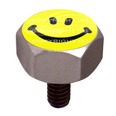 専用1 Grey Billet Aluminum Hex Bolt for Harley Air Cleaner Cover - Smile