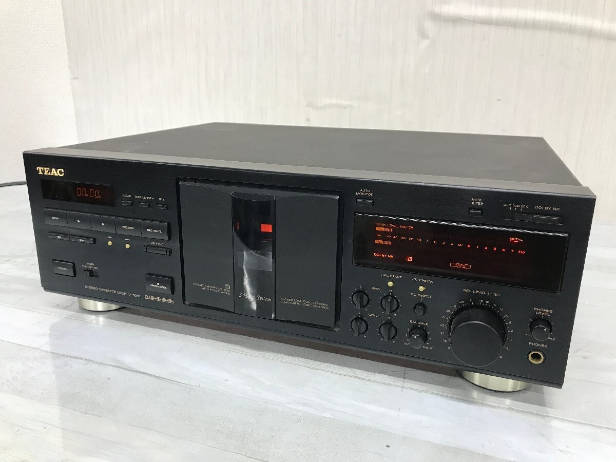 TEAC V-5010 High End 3-Head Dual Capstan Cassette Deck 100v TEAC V-5010 High End 3-Head Dual Capstan Cassette Deck 100v