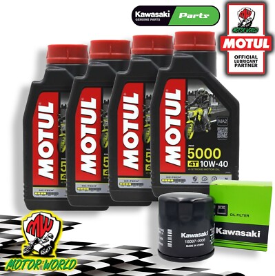 Set Service Motul 5000 10W40 + Ölfilter Kawasaki VULCAN-S Cafe 650