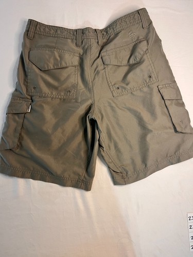 Magellan Shorts Hose Größe 32 Herren grün Taschen Angeln Jagd Cargo Reißverschluss - Bild 2 von 5