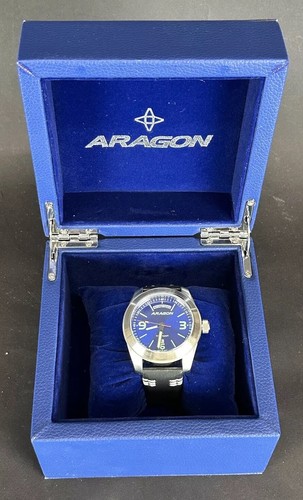Neu ARAGON Skyguardian Day/Date 44mm Herrenuhr WR 200m - Bild 2 von 12