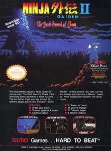 Ninja Gaiden Poster | eBay