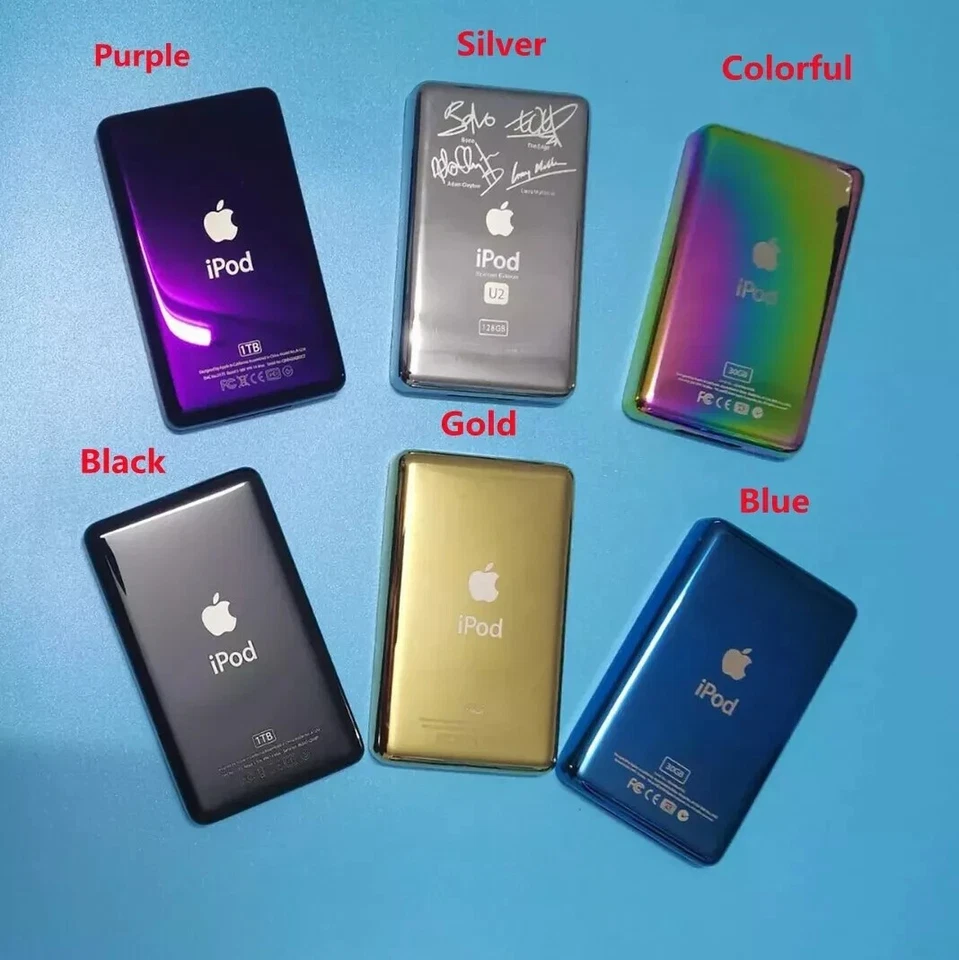 Funda Carcasa Trasera Metal para iPod Classic 6/7th Video 5/5.5th 10.5mm 128GB Foto 2 de 4