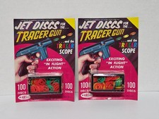 Vtg 60s Star Trek 200 Jet Discs For Tracer Gun Space Toy Ammo Ray-Line Lot Of 2