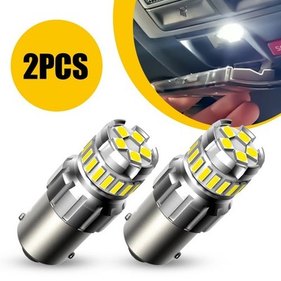 2x 1156 P21W 12v Light Bulb Car Brake Stop Signal Turn Reverse Tail Lamp BA15s`