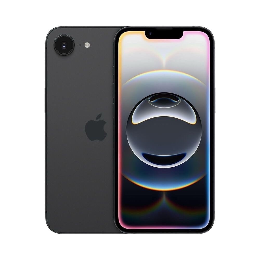Apple iPhone 16e 128GB Black iOS Bar Smartphone 20MP+ Camera