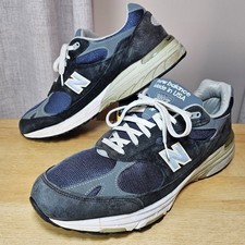Zapatillas New Balance 993 Azul Marino Para Hombre Talla 15 Hechas en EE. UU.