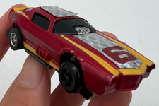 Vintage Tyco Red Yellow Camaro Funny Car 6 Obstacle Ho Slot Car - Tested Read 