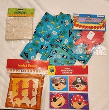 Lot of 7 Pirate Theme Party Decorations