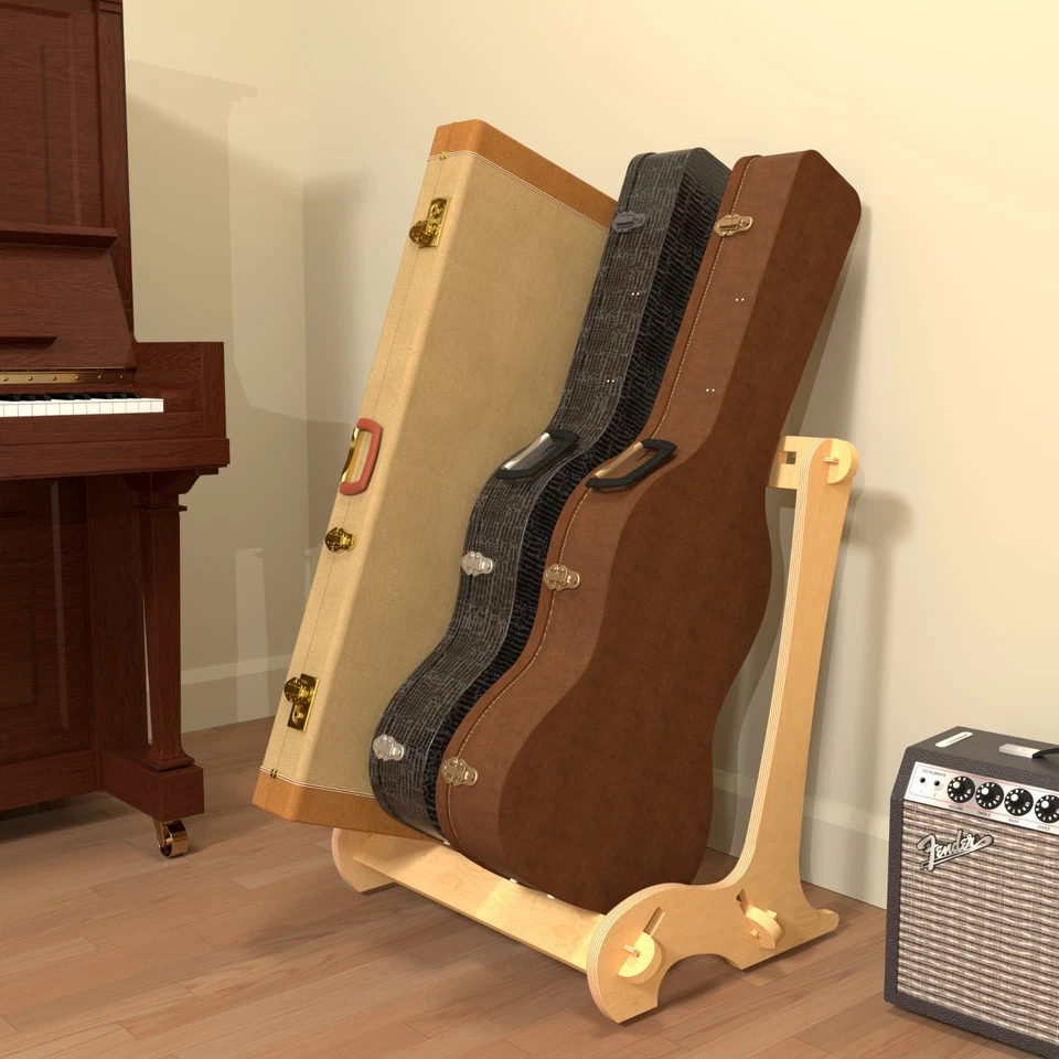 Soporte para estuche de guitarra VersaRack™ 3 | Para acústica y electricidad | Hecho en EE. UU. Foto 4 de 4
