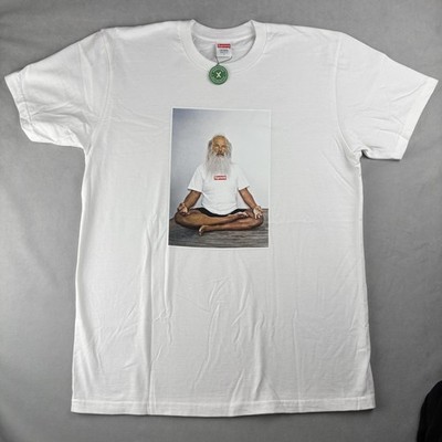 Supreme Rick Rubin Shirt Men L White Box Logo Photo Yoga Tee Made Supreme Rick Rubin Shirt Men L White Box Logo Photo Yoga Tee Made