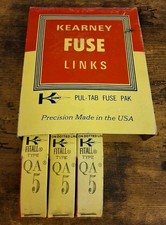 Lot Of 3 Kearney 6416-2T Fuse Links In Pul-Tab Pak Precision Made In The USA