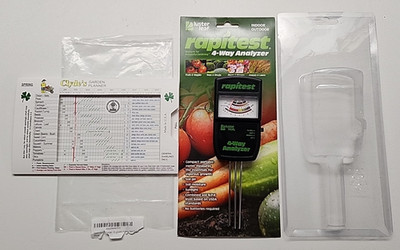 Rapitest 4-Way Analyzer #1880 A Bonus of Clyde's Garden Planner Spring/Fall Used
