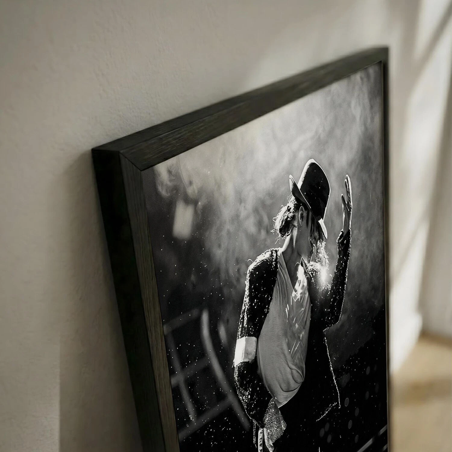 Michael Jackson Classic Stage Black & White Poster – Music Wall Art