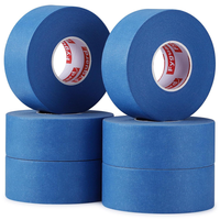 6 Rollen Malerkrepp Blau, 36Mm X 50M Krepppapier Abdeckband FüR Malerarbeiten Re
