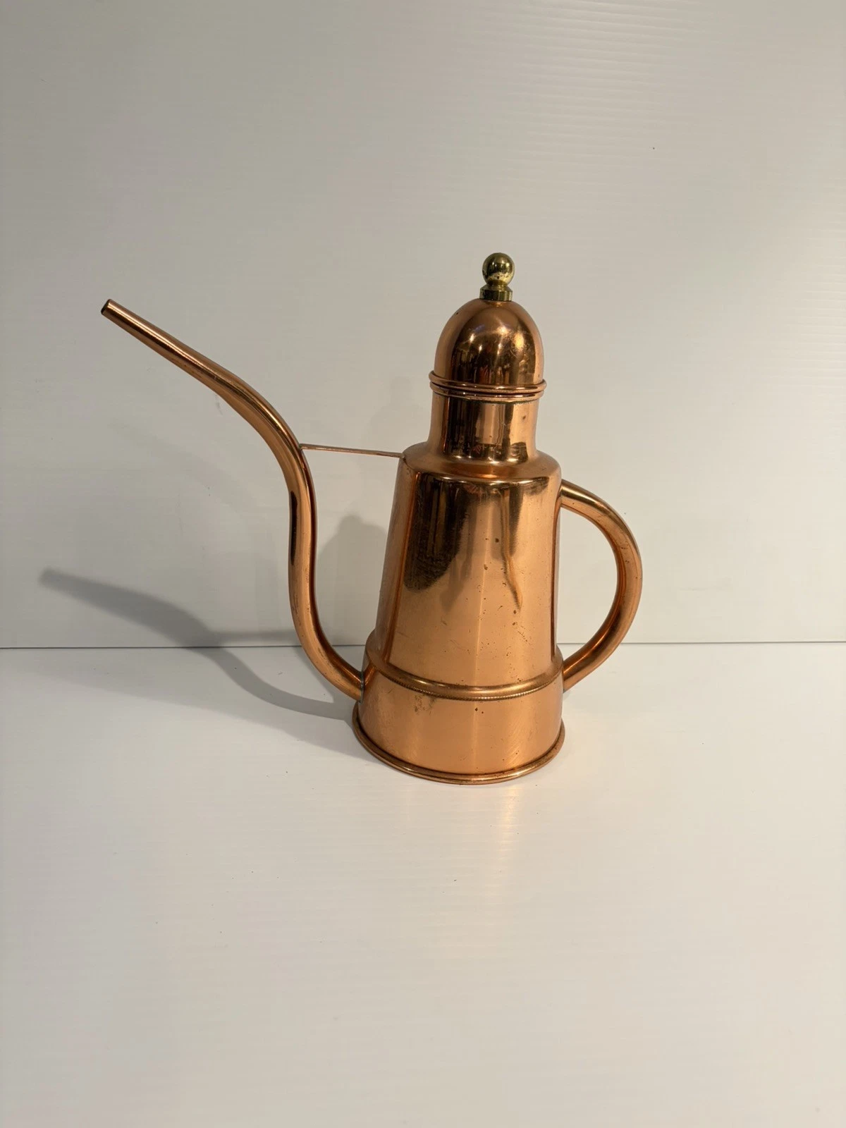 Copper Cruet 10 in Olive Oil Watering Can Coffee Pot Decor Kitchenware
Opens in a new window or tab