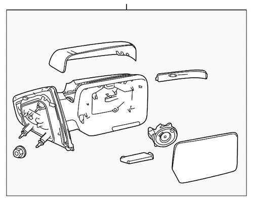 Genuine Ford Mirror 9L3Z-17683-CB