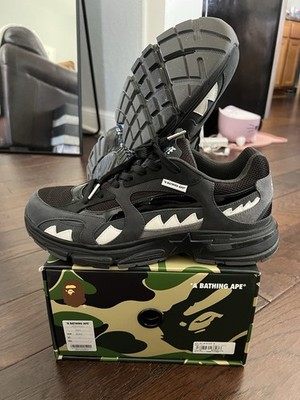 Bape Shark Sta M2 Black Size 11 Preowned