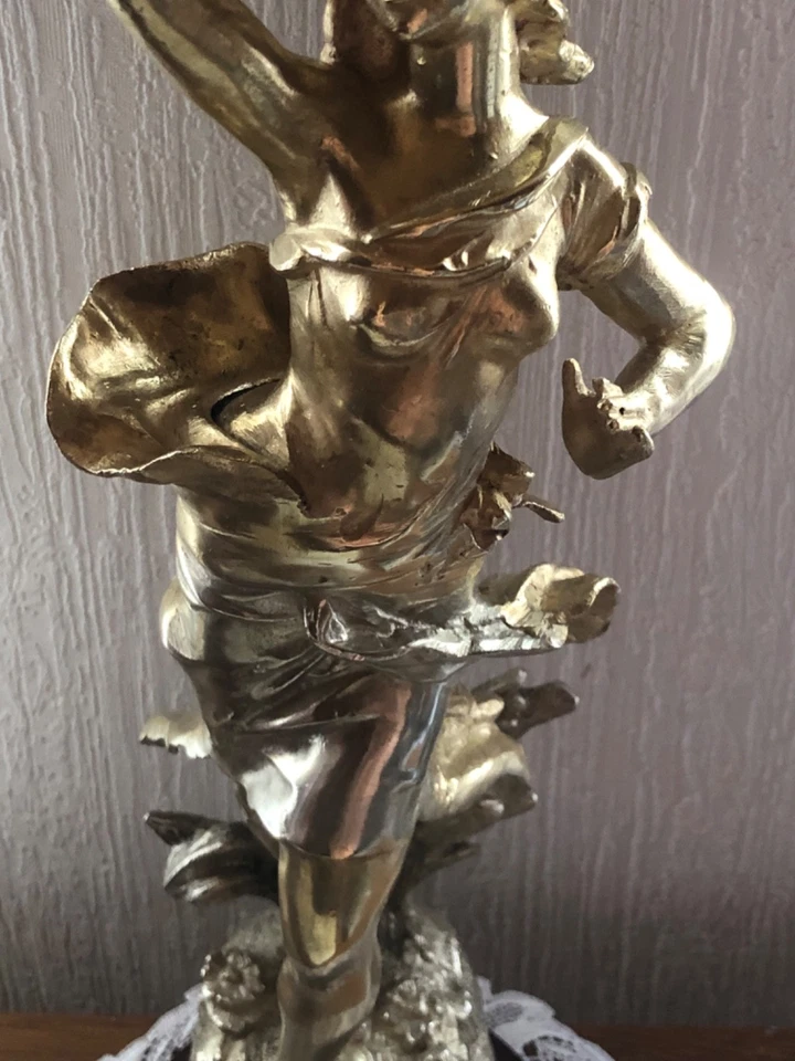 Bronze Figur- Maguerite- Auguste Moreau - Dijon 1834-1917 - Bild 4 von 4