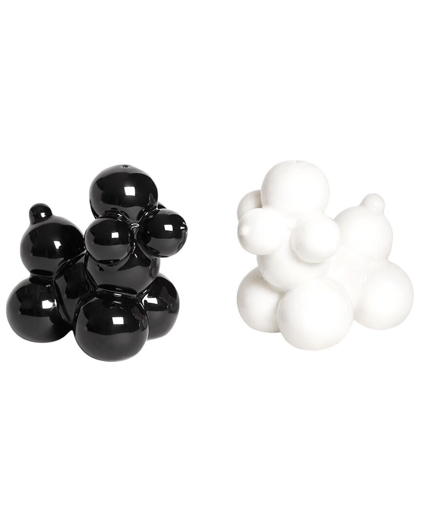 Набор соли и перца для пуделя Джонатана Адлера Черный